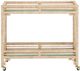Currey & Company Olisa Natural/Clear Bar Cart-1