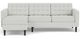EQ3 Customizable Reverie 2-Piece Low Armrest Left-Arm Facing Sofa Sectional and Chaise-1