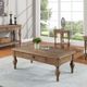 Winners Only® Augusta Rustic Brown Coffee Table-1