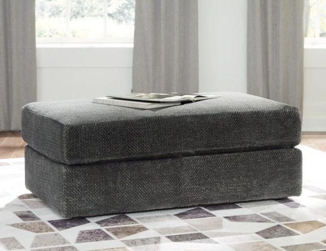 Clearance Signature Design by Ashley® Karinne Smoke Accent Ottoman-3