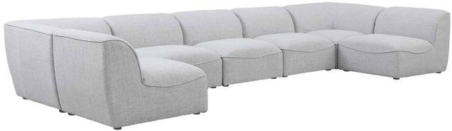 Meridian Furniture Miramar 7-Piece Grey Modular Sectional Set-0