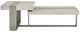 Bernhardt Tempo Larza Cocktail Table Satin Nickel Base-2