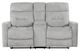 Homelegance® Lyndon Gray Double Manual Reclining Loveseat-2