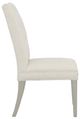 Fairfield® Customizable Entree Dining Concave Tall Back Dining Side Chair with Sheer Dove Legs and Buttons Back-3
