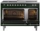 Ilve® Nostalgie II Series 48" Emerald Green Pro Style Dual Fuel Range-4