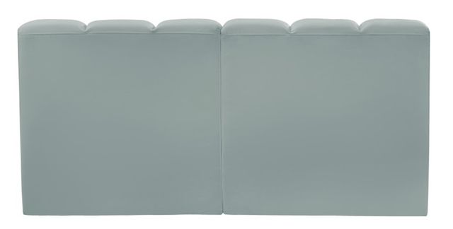 Meridian Furniture Arc 2-Piece Mint Green Vegan Leather Sectional-3