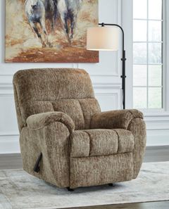 Signature Design by Ashley® Stayfish Taupe Manual Rocker Recliner