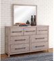 American Woodcrafters 2810 Aurora Whitewash Dresser-1