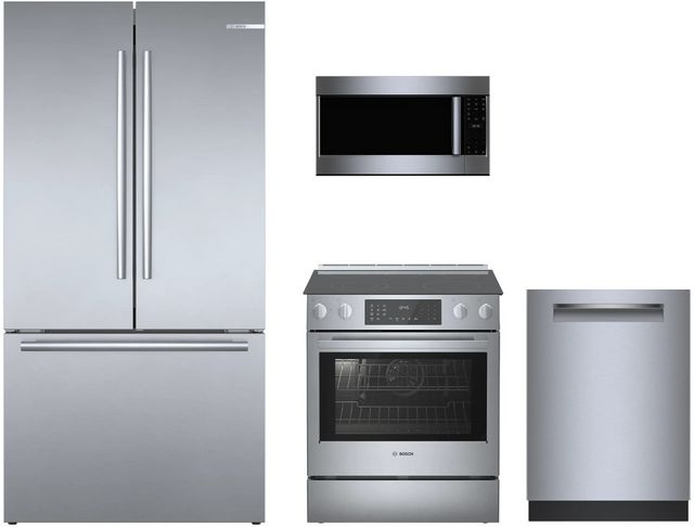 Bosch 4 Piece Stainless Steel Kitchen Package