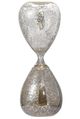 A & B Home Peleus Tan 60-Minute Silvered Hourglass-0