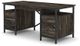 Sauder® Steel River® Carbon Oak® Desk-0