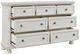 Signature Design by Ashley® Robbinsdale Antique White 7-Drawers Dresser-1
