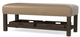 Bassett® Furniture Lori Sable Ottoman with Trays-1
