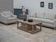 International Furniture Direct Samba Almond Gray 2-Cushion Sofa-2