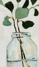 Stylecraft Green/Off-White Framed Print-1