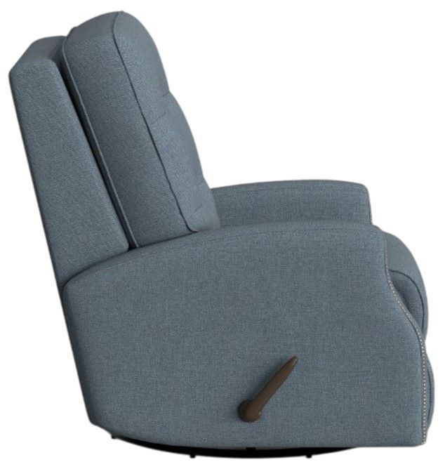 Flexsteel® Customizable Devon Manual Swivel Gliding Recliner-2