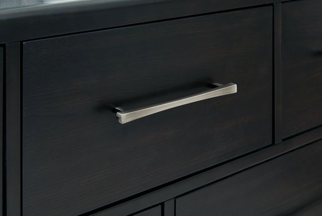 Signature Design by Ashley® Rowanbeck Black Dresser and Mirror-4