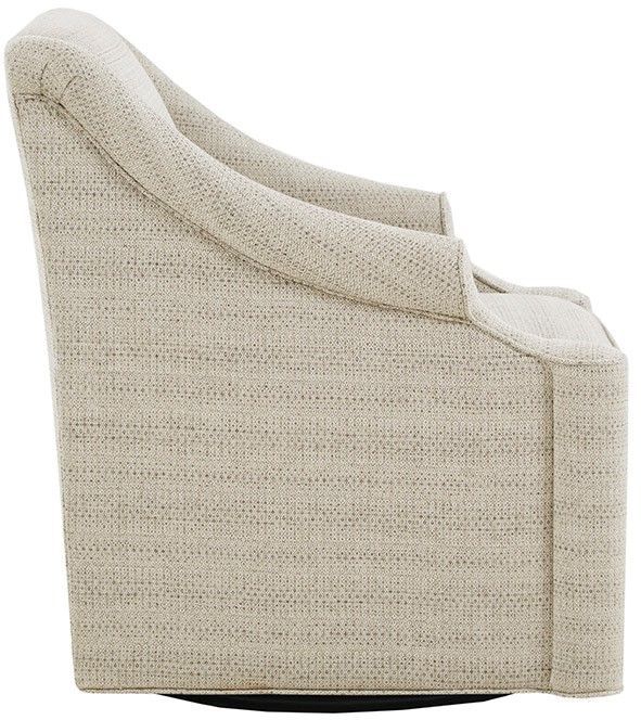 Olliix by Madison Park Tan Justin Swivel Glider Chair-3