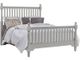 Vaughan-Bassett Cottage Gray Full Slat Poster Footboard-1