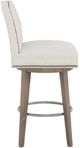 Fairfield® Customizable Dining Entree Empire 20" Short Back Swivel Bar Stool-2