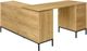 Monarch Specialties Inc. Light Oak L-Shaped Office Desk-2