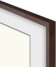Samsung The Frame Customizable 75" Modern Brown Bezel-0