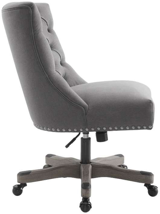 Linon Della Gray Office Chair-4