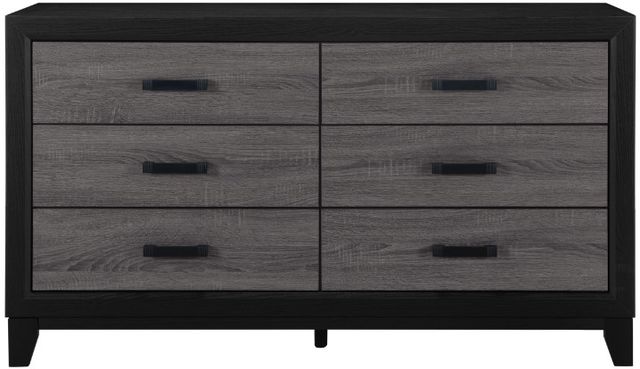 Global Furniture USA Lisbon 5-Piece Black/Dark Gray King Bedroom Set-3