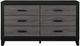 Global Furniture USA Lisbon 5-Piece Black/Dark Gray King Bedroom Set-3