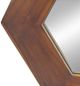A & B Home Cameron Dark Brown Wall Mirror-3