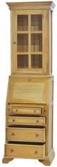 Bramble Customizable Hancock Narrow Secretary Cabinet-3