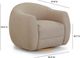 TOV Furniture Judy Taupe Boucle Swivel Accent Chair-2
