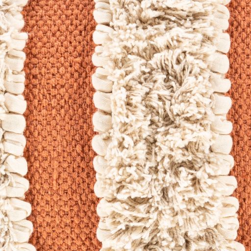 Surya Helena Burnt Orange 22"x22" Toss Pillow with Polyester Insert-2