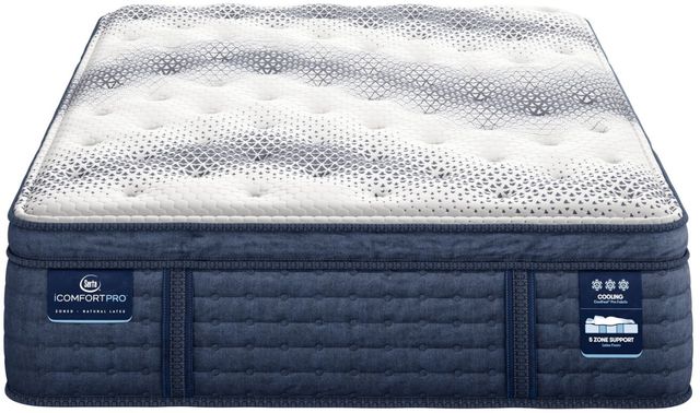 Serta® iCOMFORTPRO™ Buckingham 16" Latex Ultra Plush Pillow Top Twin XL Mattress-2