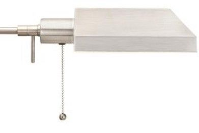 Cal® Lighting & Accessories Pharmacy Brushed Steel Table Lamp-1