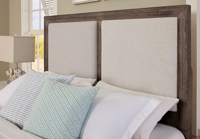 Artisan & Post by Vaughan-Bassett Customizable 123 Custom Express Linen King Upholstered Panel Bed-2
