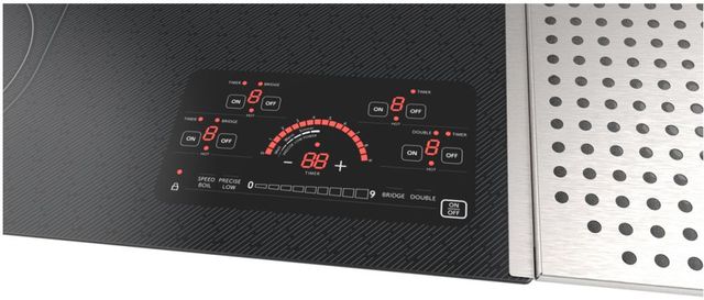 Sharp® 24" Black with Stainless Steel Side Trims Electric Cooktop-3