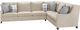 Universal Explore Home™ Customizable Hudson 2-Piece Curved Sectional-2