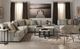 Bernhardt Hathaway White Square Cocktail Table with Oil-Rubbed Bronze Base-5