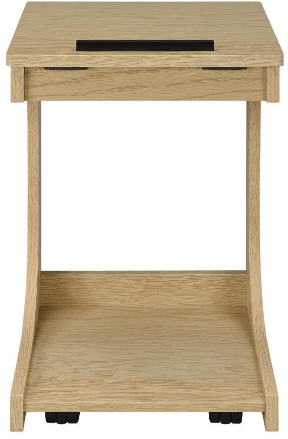Coaster® Ralston Light Oak Lift-Top Sofa Side Table-3