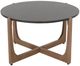 Coast2Coast Home™ Campbell Black Marble Cocktail Table with Natural Base-1