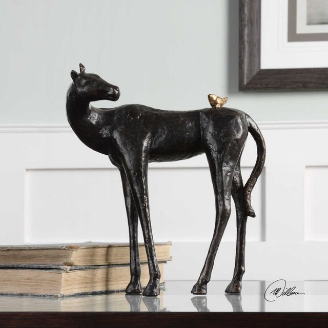 Uttermost® Hello Friend Dark Brown Sculpture-1