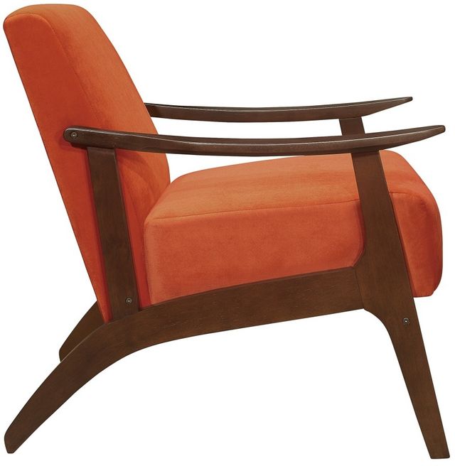 Mazin Furniture Carlson Orange Upholstered Accent Chair-2