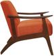 Mazin Furniture Carlson Orange Upholstered Accent Chair-2