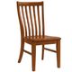 Elements International Gage Chestnut Dining Side Chair -0