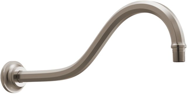Brizo Beauclere® Brilliance® Luxe Nickel® 16" Shower Arm and Flange-0