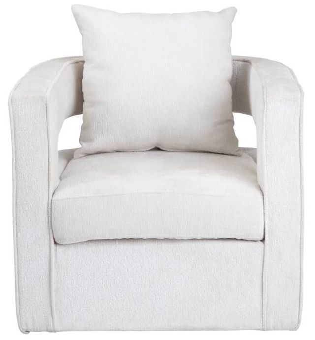 Crestview Collection Banks White Accent Chair-1