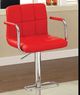 Furniture of America® Varvara Red Bar Stool-1