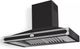 La Cornue CornuFé 110 43" Matte Black Wall Mounted Chimney Hood-1