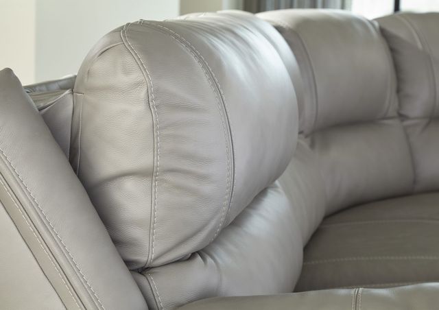 Signature Design by Ashley® Dunleith 5-Piece Gray Power Reclining Sectional-3